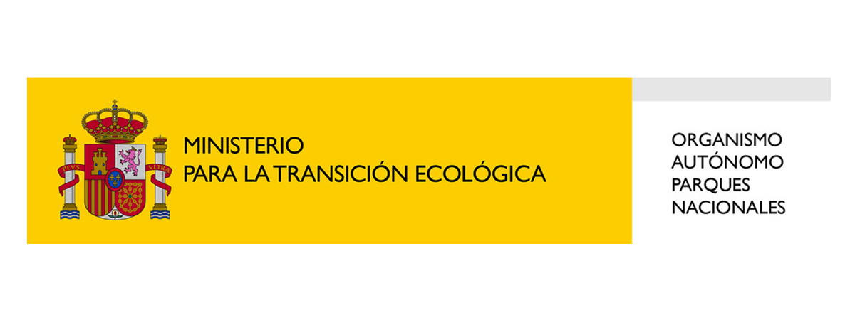 Logo del Ministerio para la transición ecológica, organismo autónomo parques nacionales